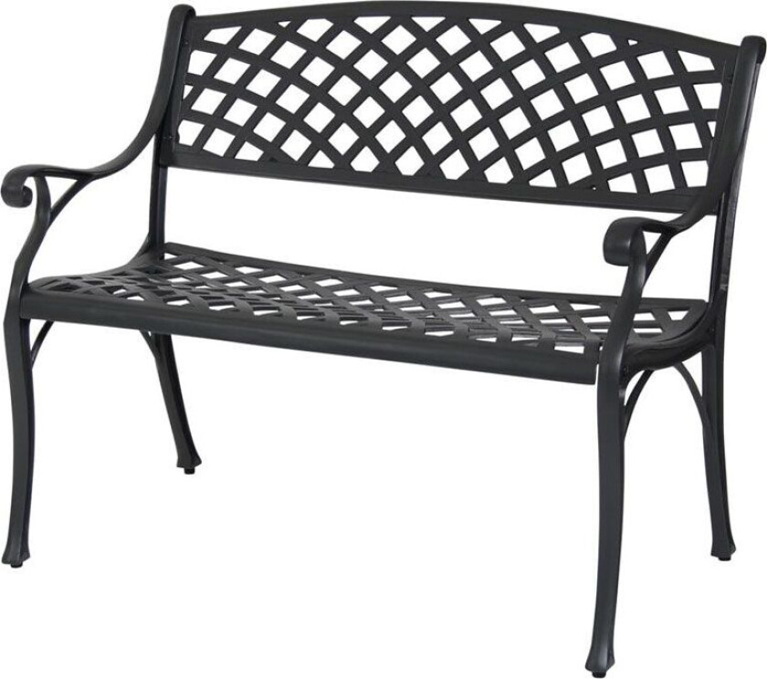 Arras 2-seter sofa antrasitt aluminium