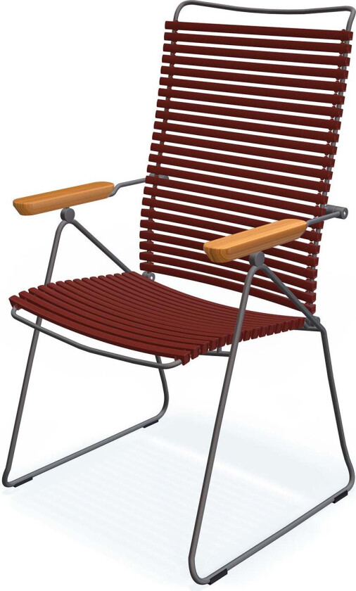 Click posisjonsstol paprika/grå bambus