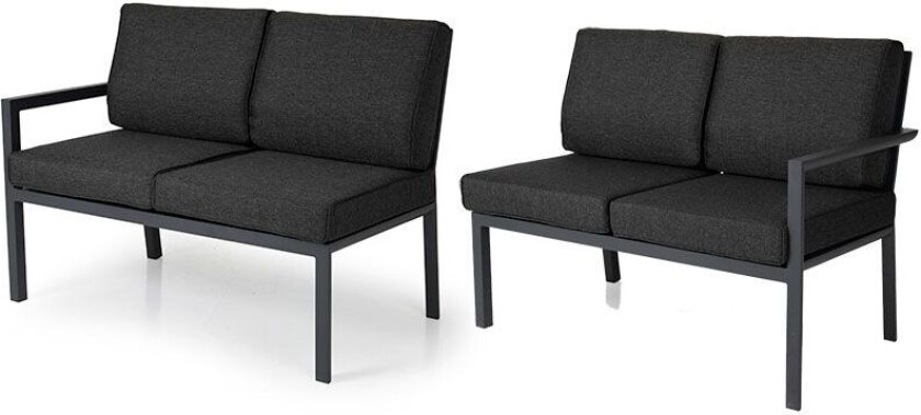 Delia avslutning høyre+venstre mørkegrå