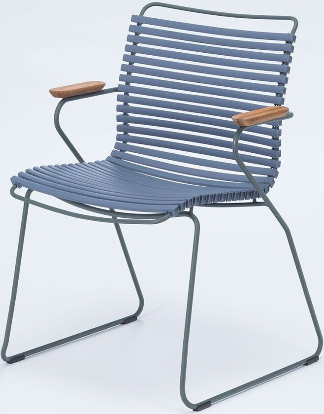 Click armlene stol dueblå