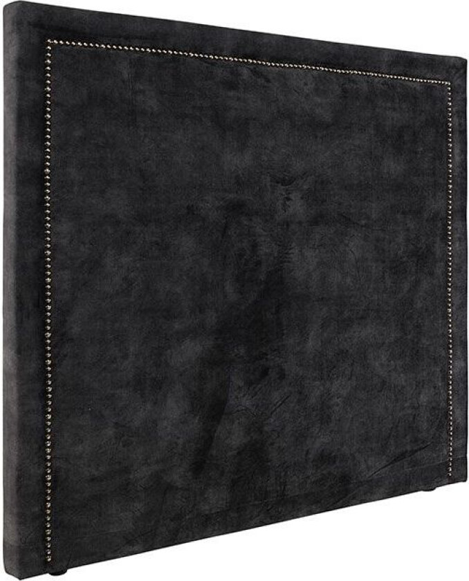 Paris Low sengegavl 90 x 140 Velvet Dark Grey