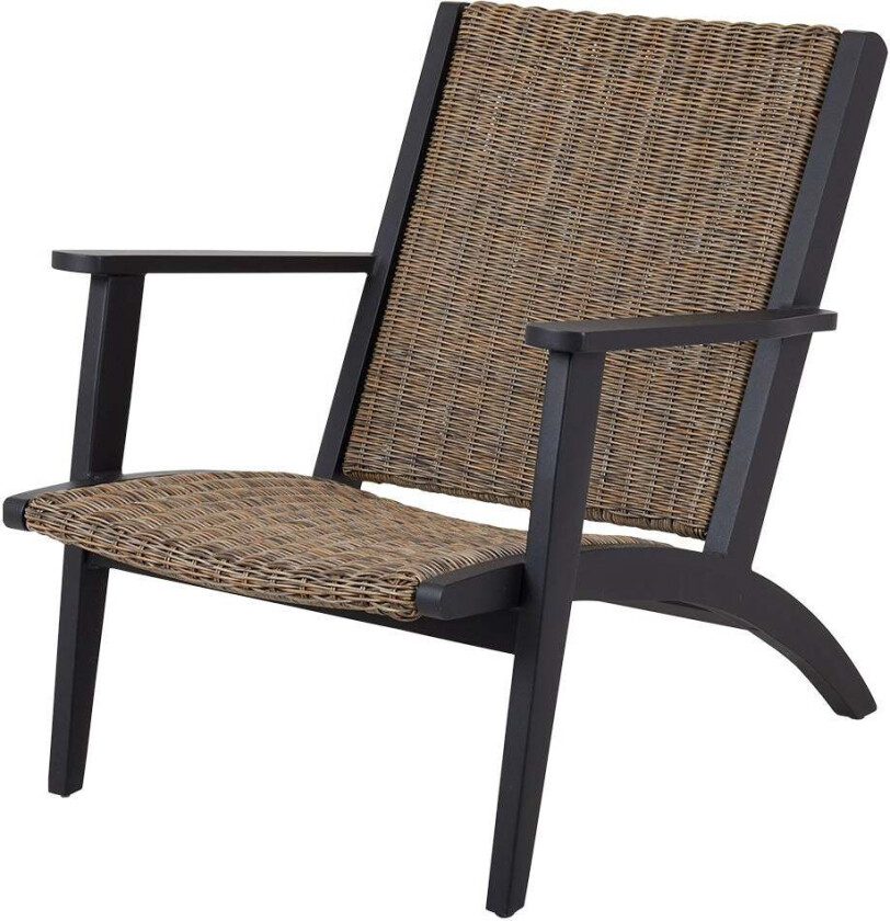 Kira lenestol svart/rustikk