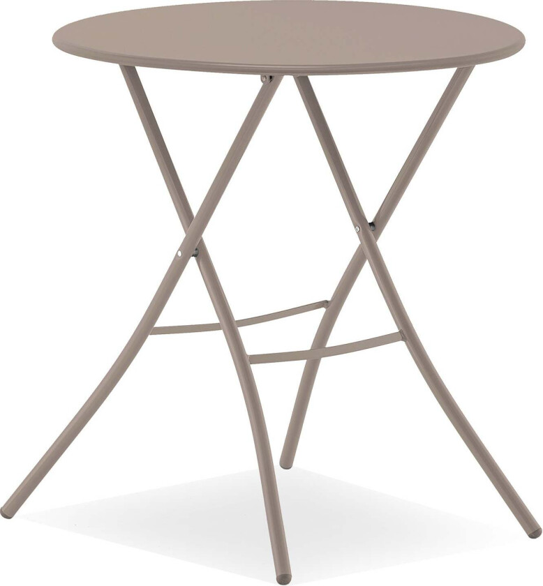 Sirio kafébord 67 cm cappuchino stål