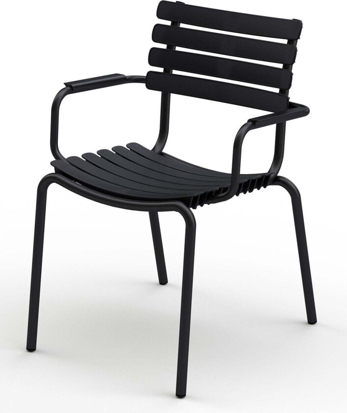 ReCLIPS Spisebordsstol svart/sort aluminium