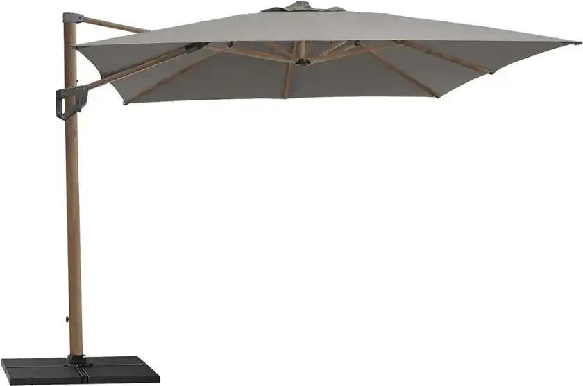 Bilde av Hyde Luxe 300x400 cm Taupe/Wood look Frittstående parasoll