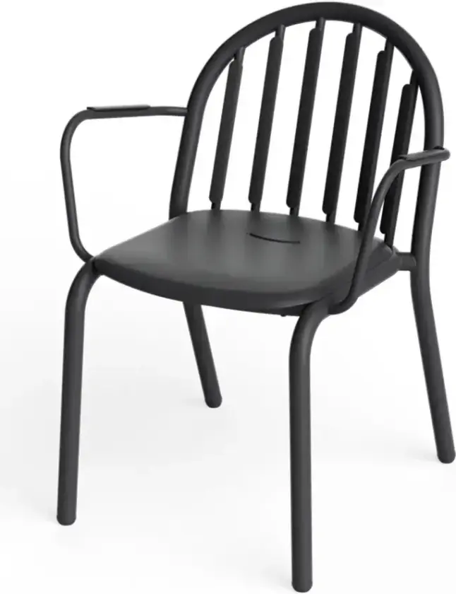 Fred'S Spisestol med armlener Anthracite