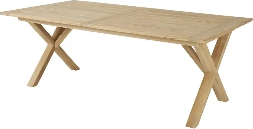 Brutus Spisebord 100x200-265 cm teak