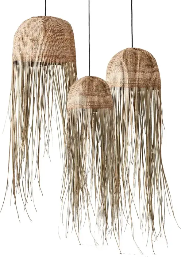 Bilde av NEST lampeskjerm naturlig, sett med 3 stk