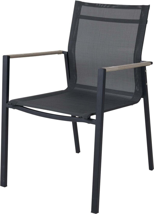 Lyra karmstol svart/grå