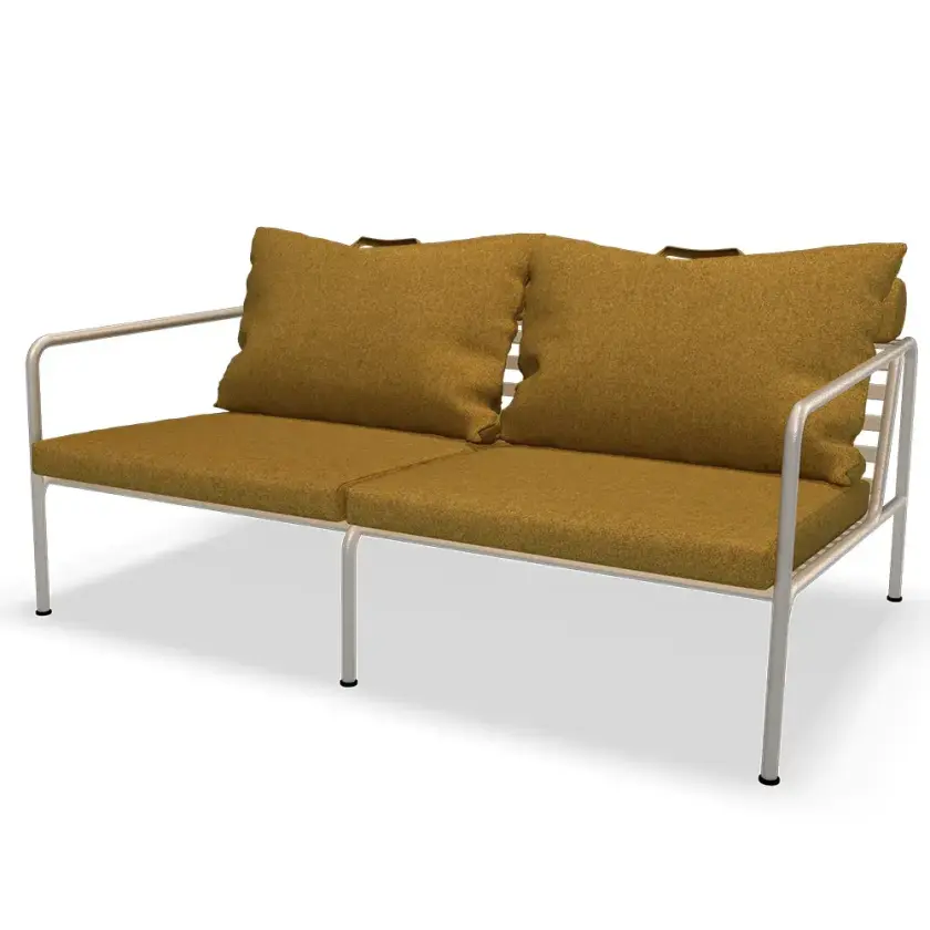 Avon 2-seters sofa Dijon/White