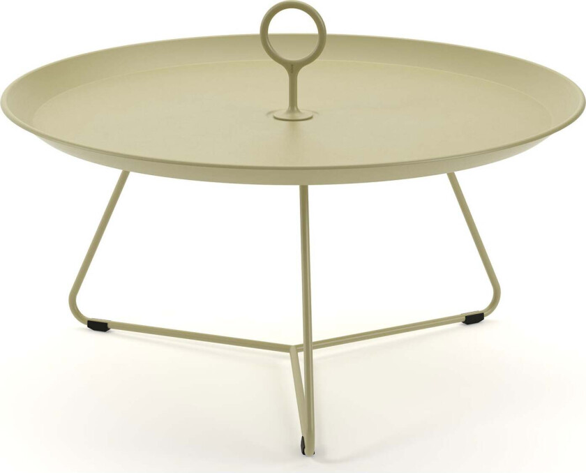 Sidebord med øyer 70 cm pistasjestål