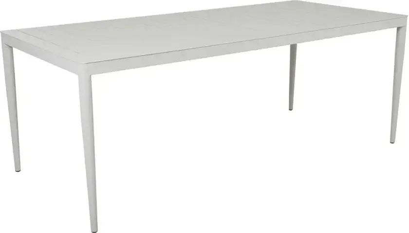 Bigby Spisebord 195x90 cm lys grå