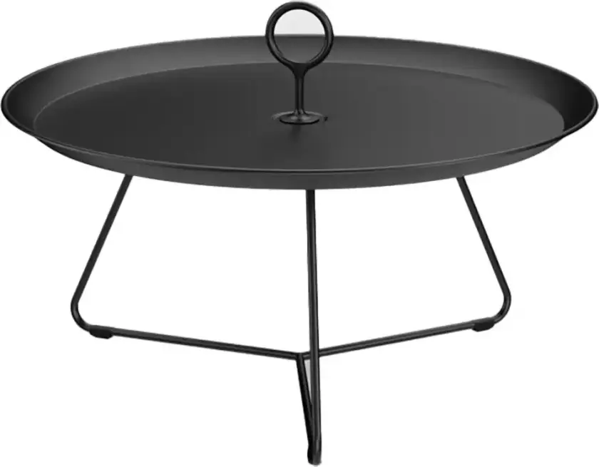 Eyelet sidebord 70 cm Svart