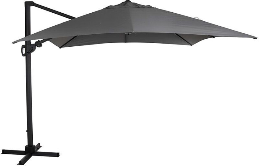 Varallo fritthengende parasoll 300 x 300 cm Grå/Grå