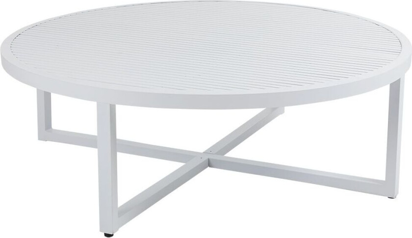 Vevi loungebord 100 cm hvit