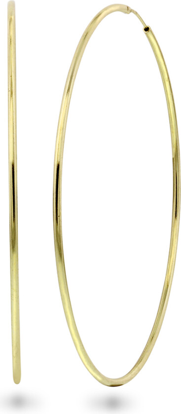 Øreringer i forgylt 925 sølv