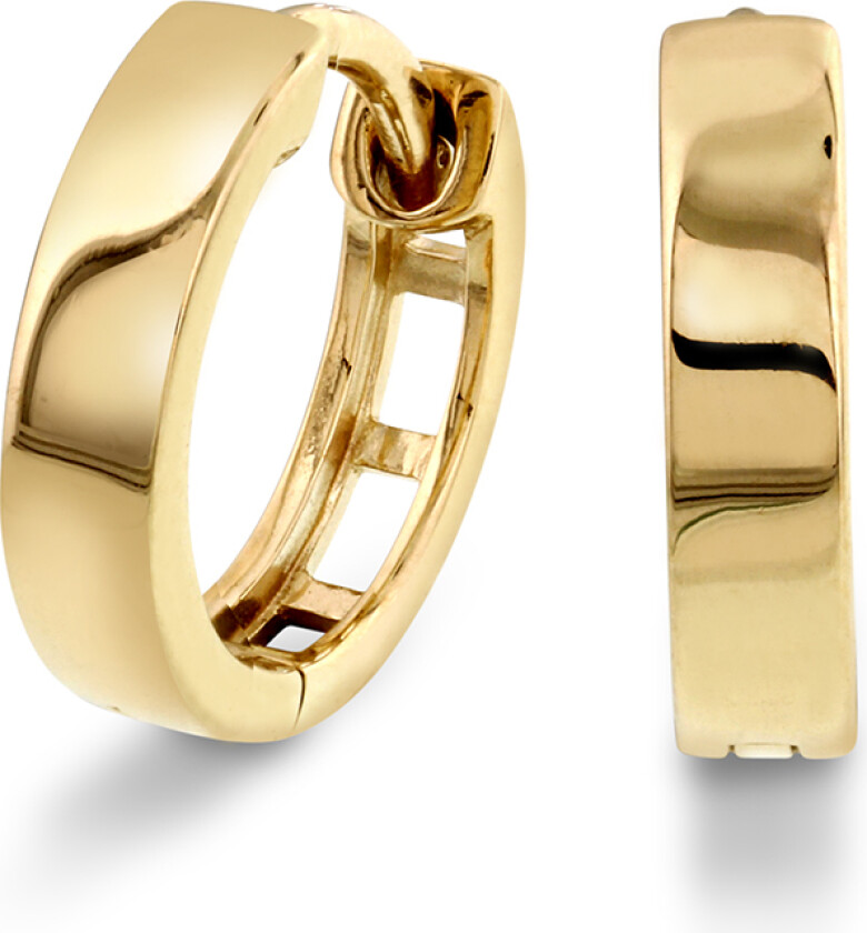 Øreringer i 585 gult gull