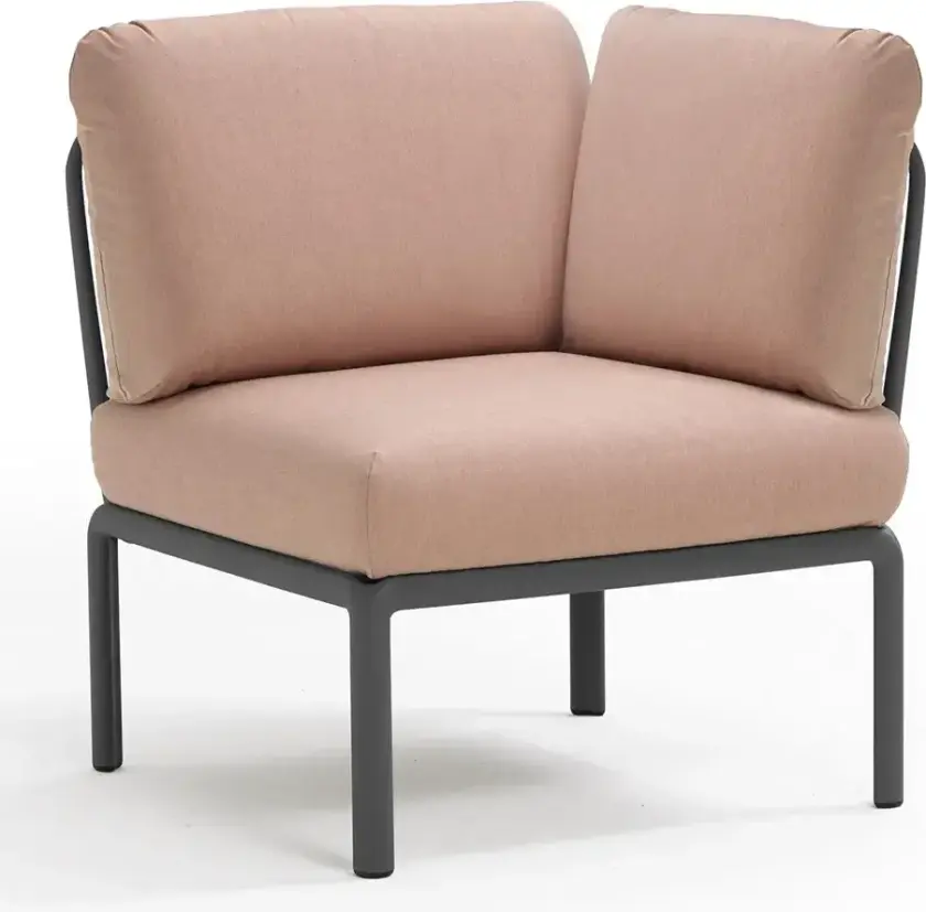 Komodo horndel Antracite - Rosa Quarzo