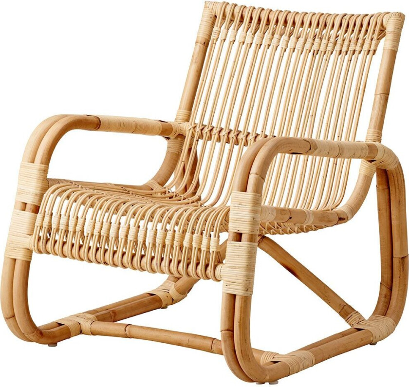 Curve loungestol Naturlig