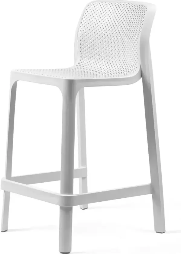 Net barkrakk lav White