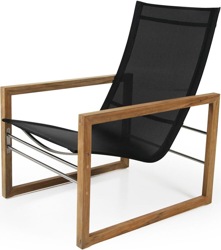 Vevi lenestol natur/svart