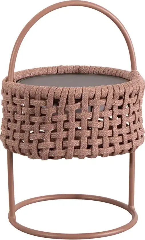 Illusion lampe Dark rose, Soft Rope