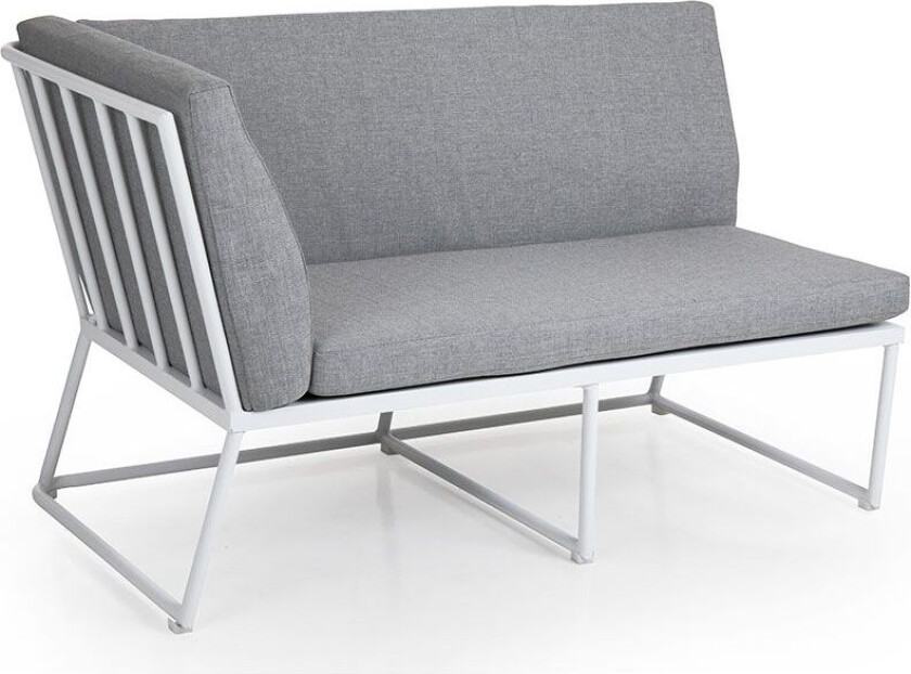 Vence avslutningsmodul høyre hvid/pearl grey