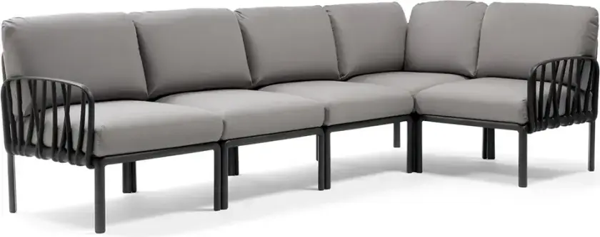 Komodo 5 hjørnesofa Anthracite - Grigio