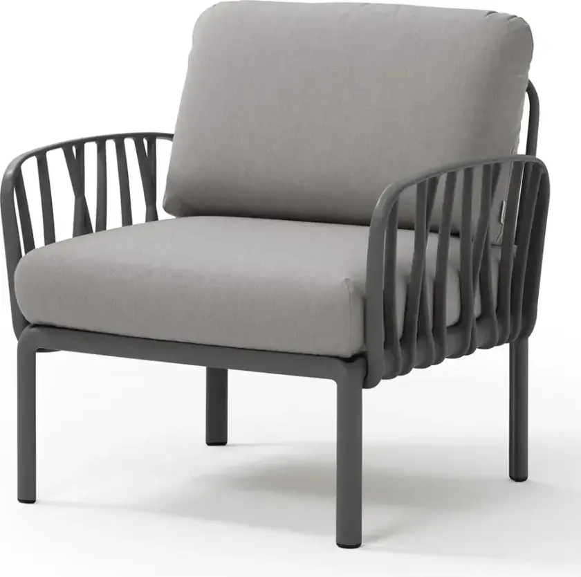 Komodo lenestol Anthracite - Grigio