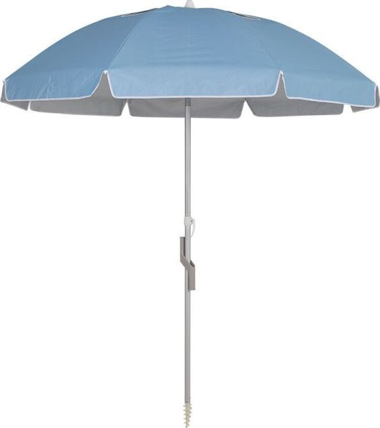 Soda strandparasoll lyseblå
