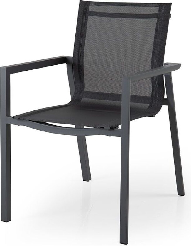 Delia stablestol antrasitt/textilene