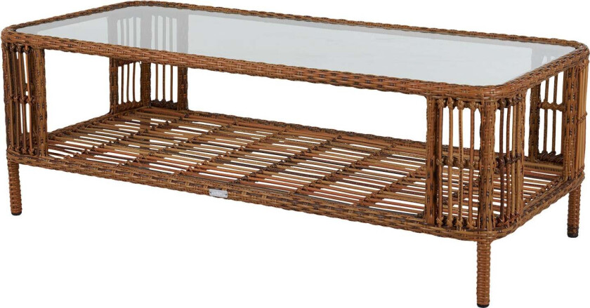 Anemon salongbord 65 x 140 natur/hvit