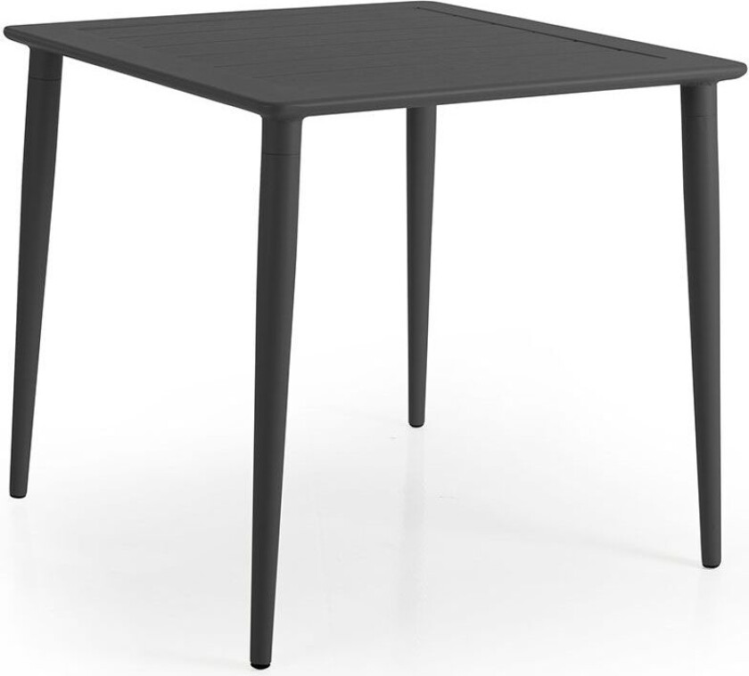 Nimes spisebord 78 x 78 cm Antrasitt
