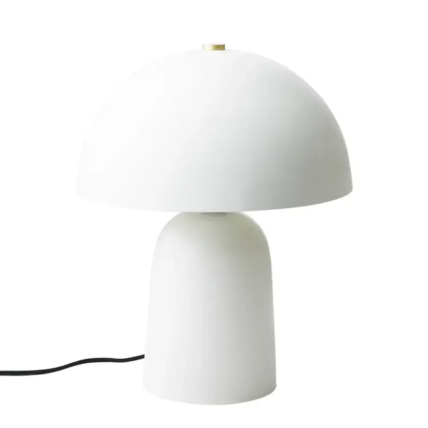 Fungi bordlampe hvit