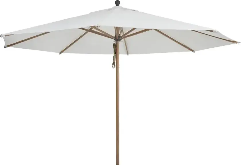 Paliano parasoll 350 cm natur/hvit