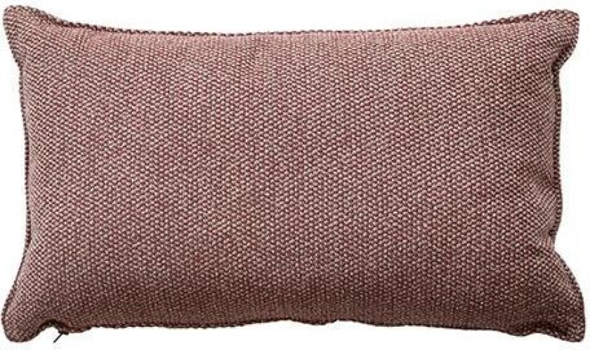 Ornamentpute i vevd tekstil 52X32 cm Lys Bordeaux
