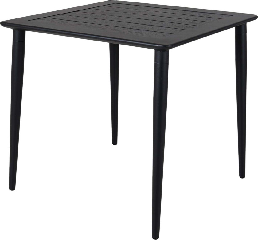 Nimes spisebord 78 x 78 cm svart