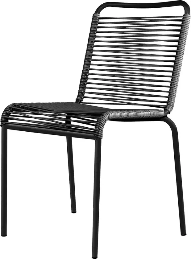 Mya Spisestol black/black