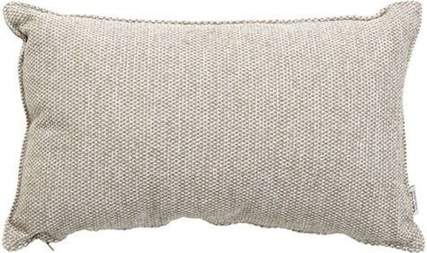 Ornamentpute i vevd tekstil 52X32 cm Lysebrun
