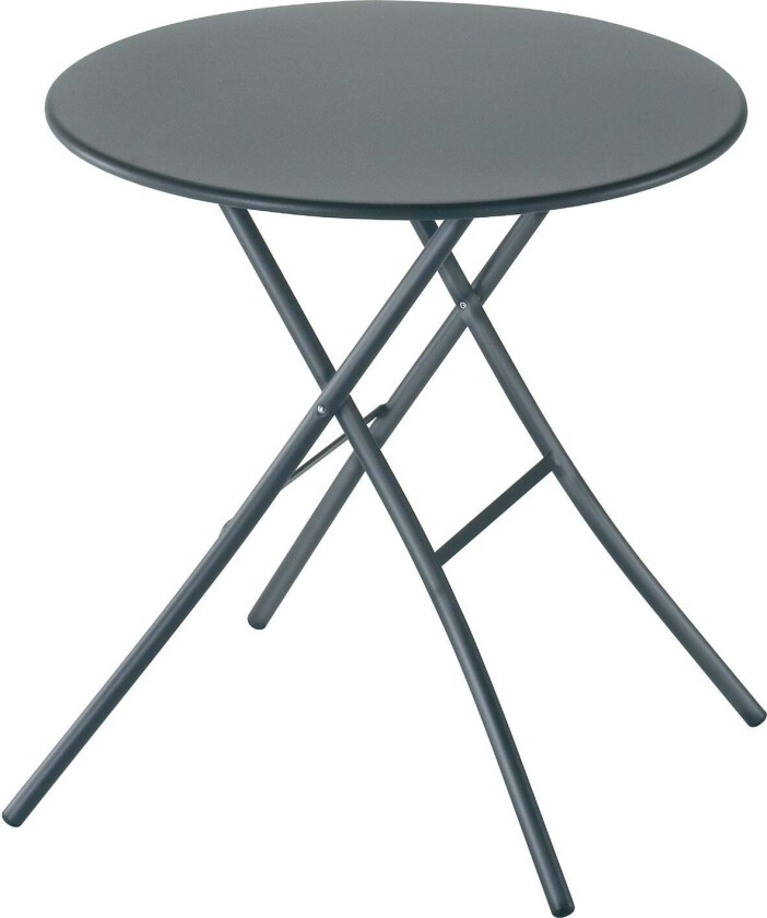 Sirio kafébord 67 cm i antrasitt stål