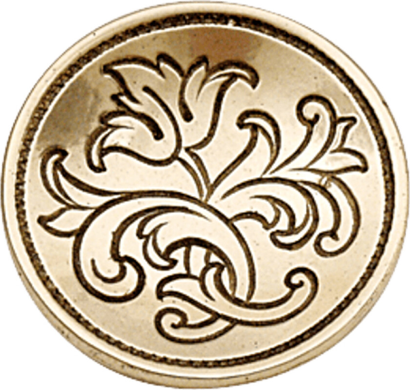 Knapp Østerdal i messing