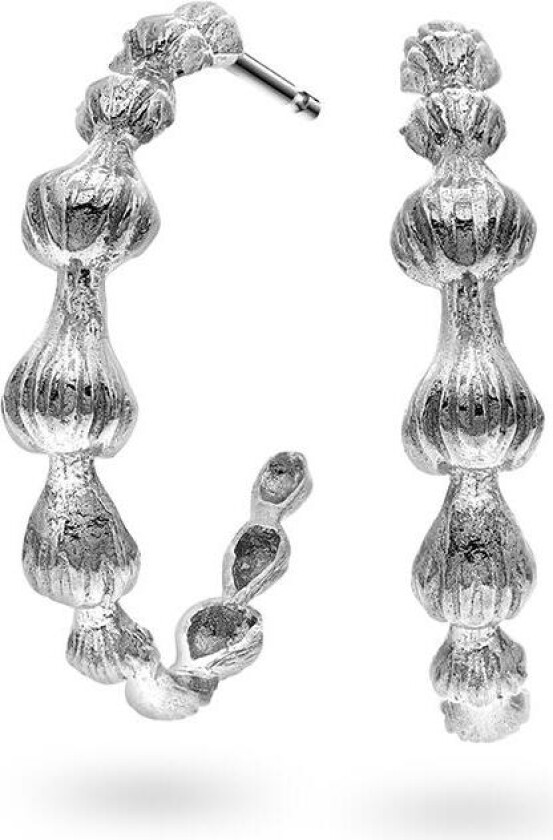 Magma øreringer i 925 sølv