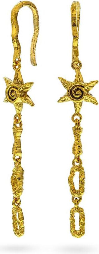 Maze øredobber i forgylt 925 sølv