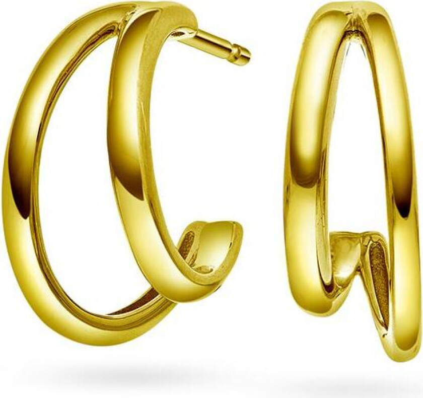 Madrid Magic øreringer i forgylt 925 sølv