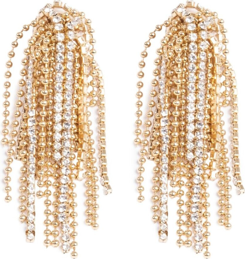 Tone Damli by A&C, Le Freak øredobber i forgylt stål med krystaller