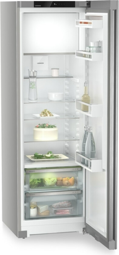 Rbsfd 5221-22 001 Køleskab - Fs, Plus, K+F, Biof, Steelf, 185X60cm