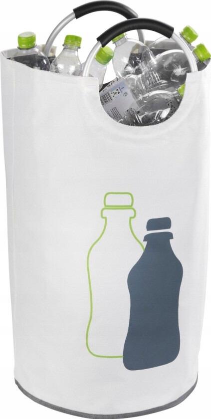 Skittentøyskurv Universal Jumbo Bag, Beholder, For Flasker, Sortering, Polyester, For Klesvask, Hvit, Håndtak, Merke