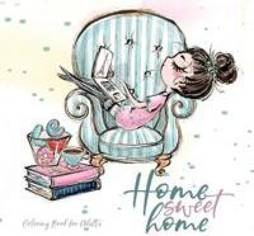 Home Sweet Home Coloring Book for Adults