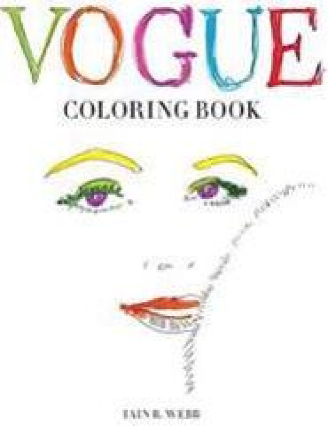 Vogue Adult Coloring Book