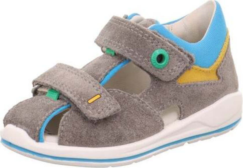 Boomerang Sandaler, Grå/Turkis, 20 - Sandaler & Slippers - Skinn